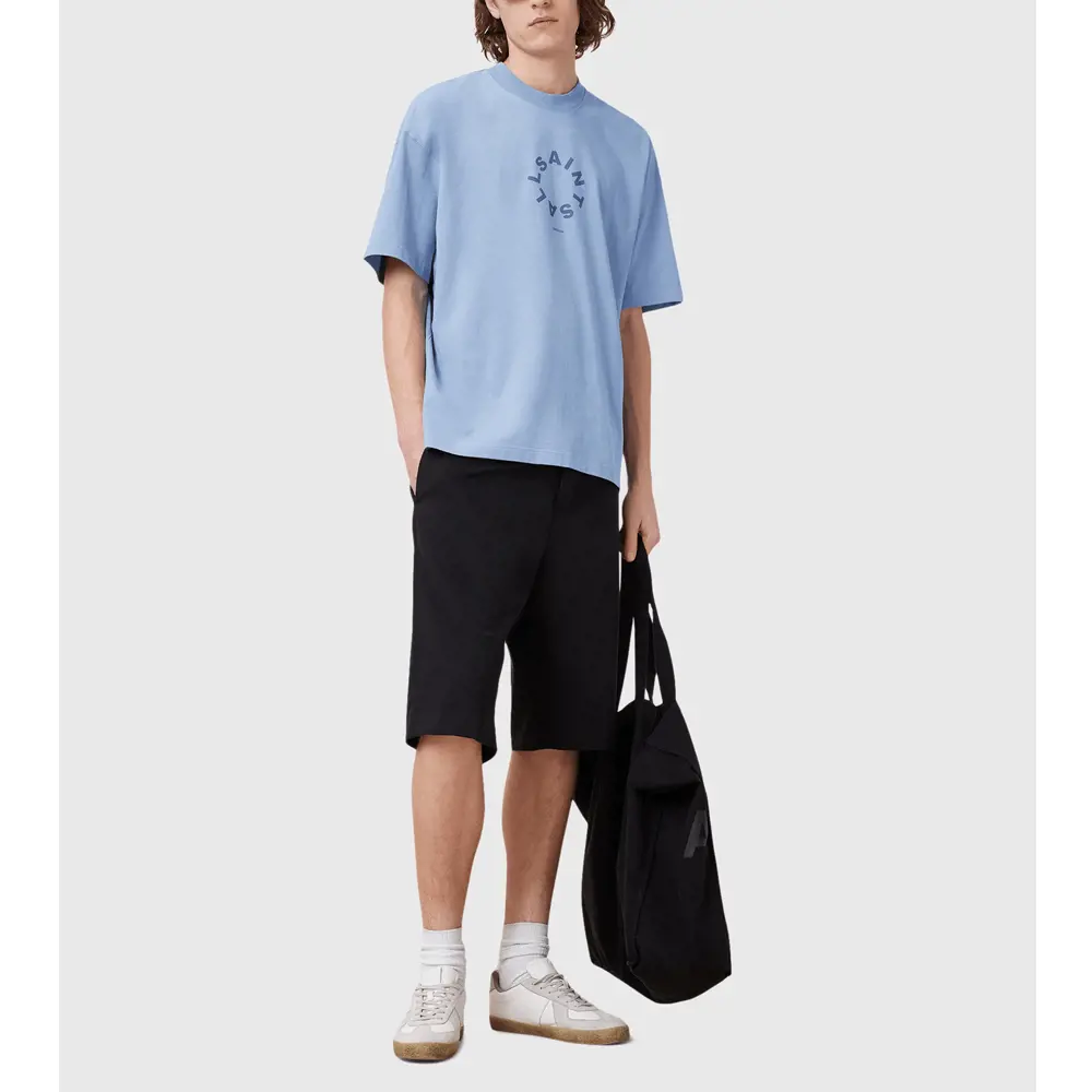 AllSaints Tierra Oversized Crew Neck Logo T-Shirt
